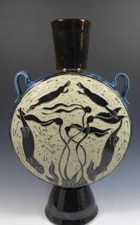 Some of the work on exhibit at the Homer Council on the Arts ceramic art show. (Photo provided)