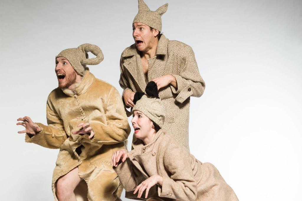 Members of BodyVox perform a piece in an undated photo. (Photo by Derrin Battles)