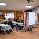 Anchor Point residents turn up to their polling place at the Anchor Point Senior Center to cast their ballots for the long-anticipated midterm elections on Tuesday, Nov. 6, 2018, in Anchor Point, Alaska. Election officials noted that voter turnout was one of the highest theyd seen in the community, and remained steady all day. (Photo by Delcenia Cosman)