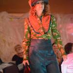 Mandy Bernard models Kari Multzs Pioneer on the Moon at the 2018 Wearable Arts on Nov. 17, 2018, in Homer, Alaska. (Photo by Michael Armstrong/Homer News)