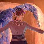 Britt Huffman models Carly Garays The Head at the 2018 Wearable Arts on Nov. 17, 2018, in Homer, Alaska. (Photo by Michael Armstrong/Homer News)