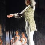 Collin Trummel, the Nutcracker Prince, right, rehearses a scene from the Homer production of the Nutcracker Ballet on Nov. 25, 2018, at the Mariner Theatre in Homer, Alaska. (Photo by Michael Armstrong/Homer News)