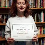 Junior Elizabeth Prescott, pictured here, is the recipient of the November Flex Phoenix Award. (Photo courtesy Ingrid Harrald)