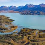 An aerial photograph from The Kenai River: An Aerial Perspective by Homer photographer Ian Reid. Reid released the book, which is available on demand, in November. (Photo courtesy Ian Reid)