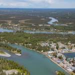 An aerial photograph from The Kenai River: An Aerial Perspective by Homer photographer Ian Reid. Reid released the book, which is available on demand, in November. (Photo courtesy Ian Reid)