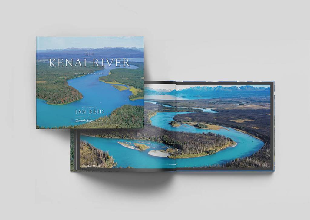 The Kenai River: An Aerial Perspective by Homer photographer Ian Reid. Reid released the book, which is available on demand, in November. (Photo courtesy Ian Reid)