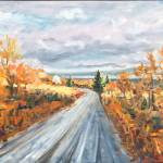 One of Diane Spence-Chormans paintings on display at Fireweed Gallery in Homer, Alaska. (Photo provided)