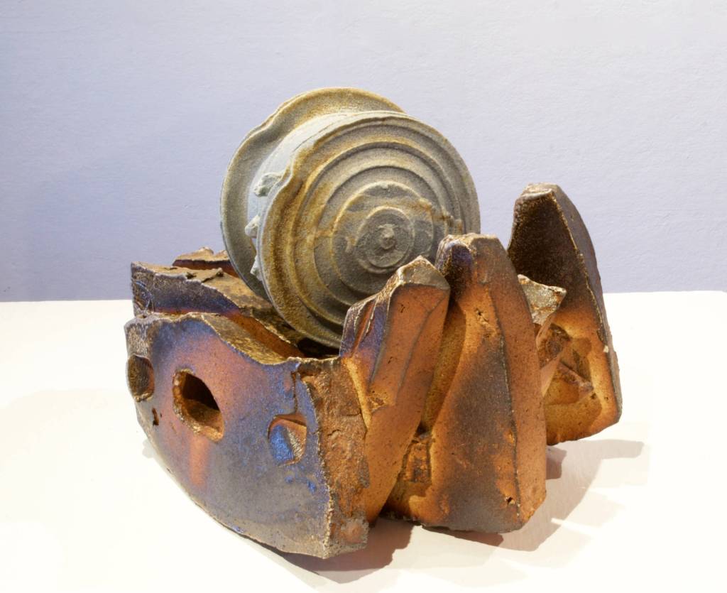 Cynthia Morellis Edge Drift 3.5, one of her works in dispaly at The Shop for First Friday, Dec. 7, 2018, at the Kachemak City, Alaska, gallery. (Photo provided)