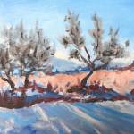 One of Diane Spence Chormans paintings on display at Fireweed Gallery in Homer, Alaska. (Photo provided)