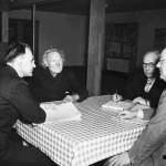 A civil trial, with Judge Kehoe presiding, was held aboard the USCGC Northwind when it visited Homer in November 1948. (Photo by the U.S. Coast Guard)