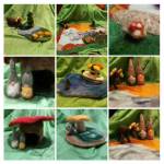 A collage of Hanna Youngs felt art works showing at Grace Ridge Brewery in Homer, Alaska. The show opens on Jan. 4, 2019. (Photo provided)