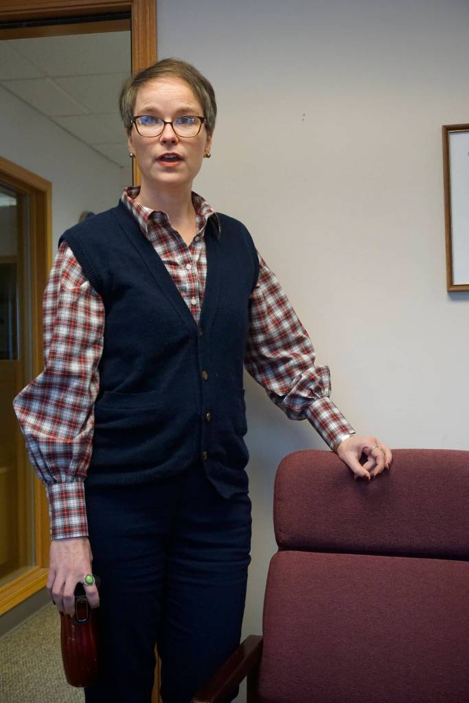 <span class="neFMT neFMT_PhotoCredit">Photo by Michael Armstrong/Homer News</span>                                Rep.-elect Sarah Vance, R-Homer, speaks at a meeting on Thursday, Jan. 3, 2019, at the Homer Legislative Information Office in Homer, Alaska. As she headed to Juneau for the next session of the Alaska Legislature, Vance held meetings in Homer, Anchor Point, Ninilchik and Kasilof last weekend.