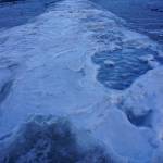 Ice covers the outflow of the Mariner Park Slough on Tuesday, Jan. 8, 2019, in Homer, Alaska. (Photo by Michael Armstrong/Homer News)