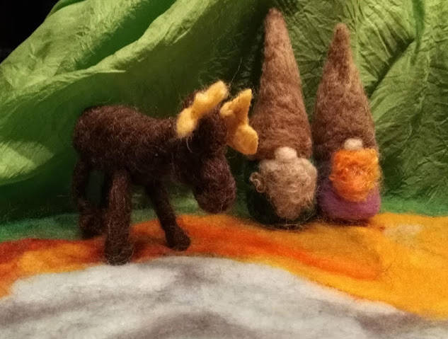 Some of Hanna Youngs felted figures. (Photo provided)