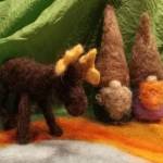 Some of Hanna Youngs felted figures. (Photo provided)