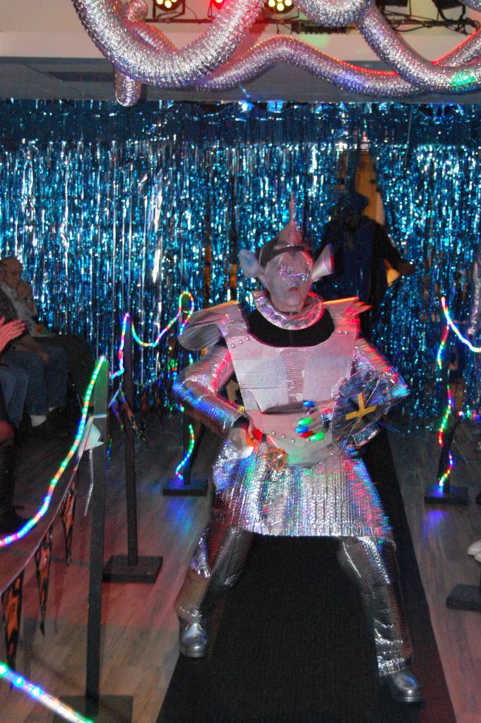 Cathy Stingley as an alien appears in the Homer Senior Citizens Inc. Annual Senior Fashion Show last Thursday, Feb. 21, 2019, at the Homer Senior Center in Homer, Alaska. The theme of the show was intergalactic. This show was a part of the centers Intergenerational program bringing all ages together to celebrate the senior population. (Photo provided)
