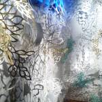 Alicia Kellys manipulated paper work, an example of what she plans to create during her residency this month at Bunnell Street Arts Center. (Photo provided)