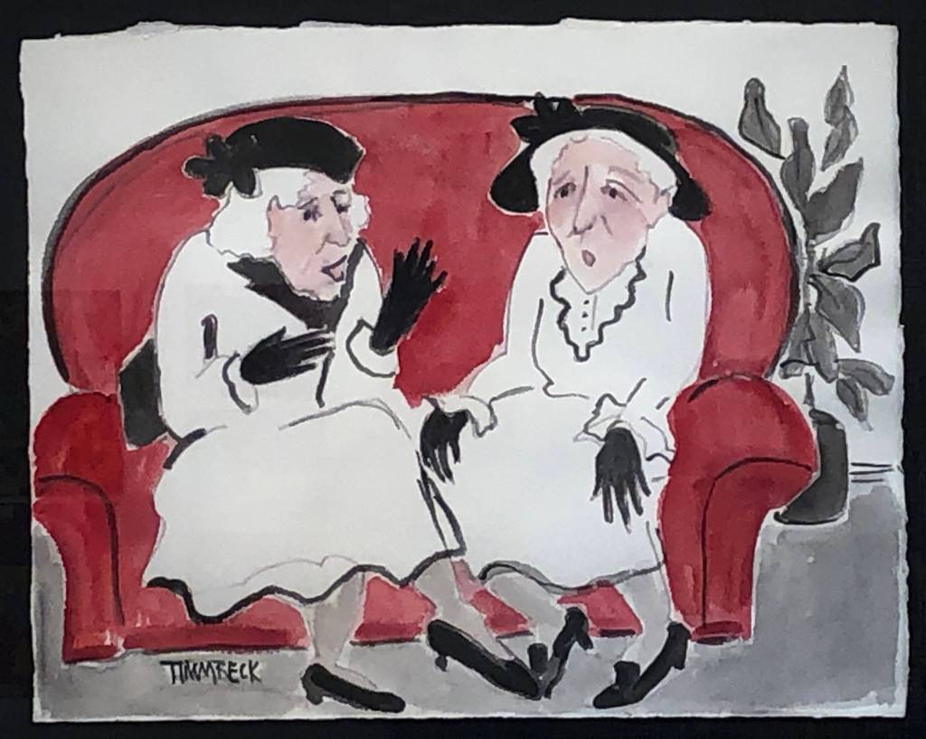 Art from the Shirley Timmreck retrospective show at the Homer Council on the Arts. (Photo provided)