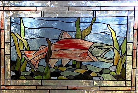 Lisa Carlons stained glass.