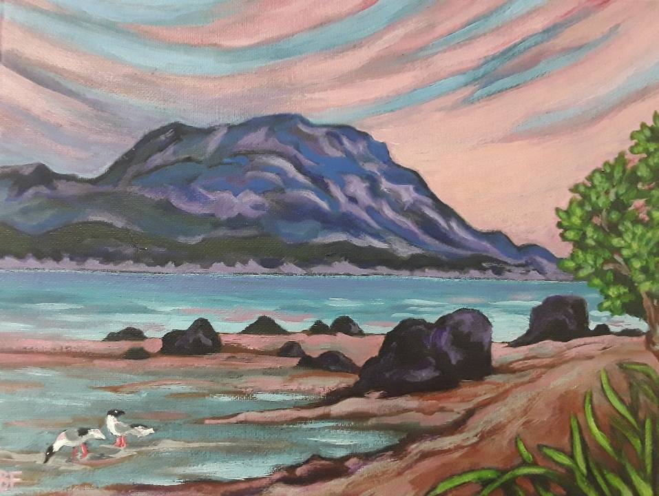 Laura Faeos work at Ptarmigan Arts.