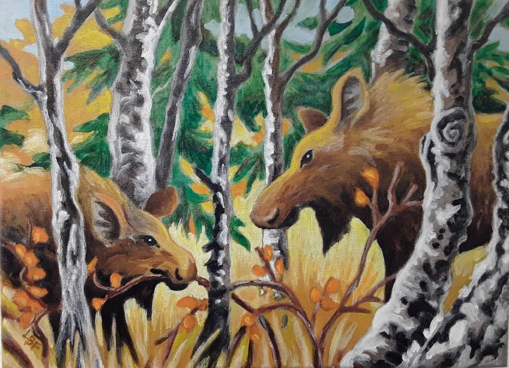 Laura Faeos work at Ptarmigan Arts.