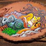 Laura Faeos work at Ptarmigan Arts.