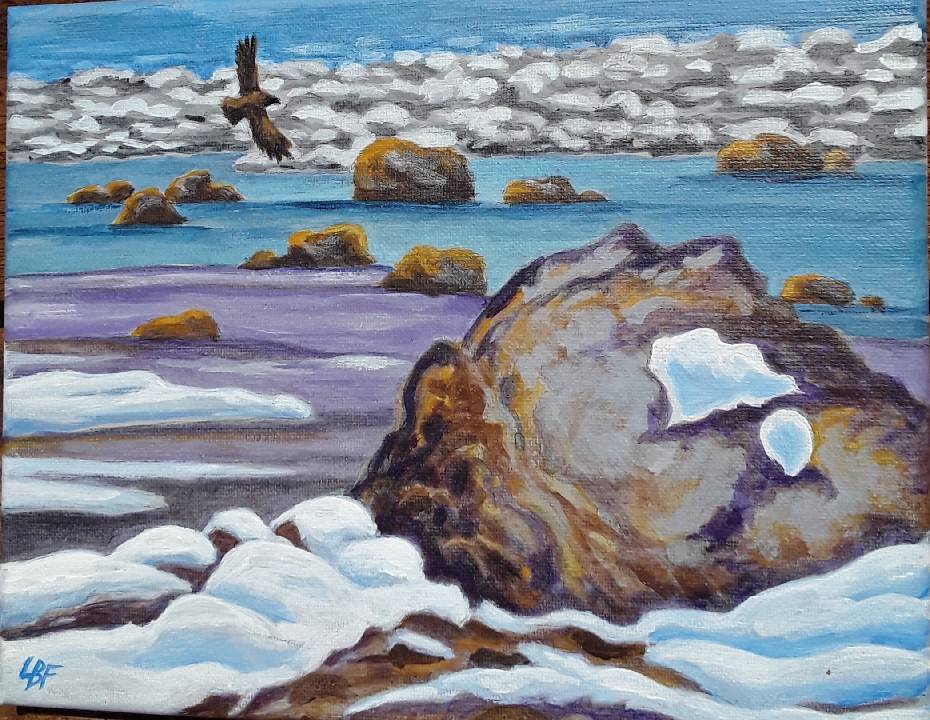 Laura Faeos work at Ptarmigan Arts.