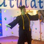 Esther Lowe poses for a photo at a reception for the Kachemak Bay Campus commencement last Wednesday, May 8, 2019, at the Mariner Theatre in Homer, Alaska. Lowe received an associate of arts degree. (Photo by Michael Armstrong/Homer News.)