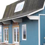 The building now occupied by Alaska Salt Company, shown here on May 10, 2019 in Homer, Alaska, is at the end of one of the boardwalks on the Homer Spit. (Photo by Megan Pacer/Homer News)