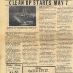 The front page of the April 30, 1970, Homer News, shortly after the paper went to being printed on newsprint in the tabloid, or 11.5-by-17-inches, format.