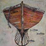 Sail to Prop, a painting from Antointette Walkers exhibit showing for the month of July 2019 at Bunnell Street Arts Center in Homer, Alaska. (Photo provided)
