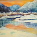 A painting from Marali Sergeant-Smiths A Sense of Place, showing for the month of July 2019 at Ptarmigan Arts in Homer, Alaska. (Photo provided)