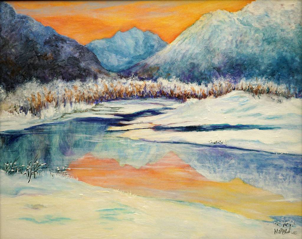 A painting from Marali Sergeant-Smiths A Sense of Place, showing for the month of July 2019 at Ptarmigan Arts in Homer, Alaska. (Photo provided)