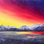 A painting from Jen DePesas exhibit showing for the month of July 2019 at Grace Ridge Brewery in Homer, Alaska. (Photo provided)