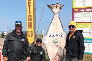 North Dakota man takes lead in Jackpot Halibut Derby