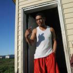 Bill Roth / Anchorage Daily News                                Nimeron Mike was hired as a village police officer in his hometown of Stebbins even though he is a registered sex offender who served six years behind bars. Mike worked as a cop from Dec. 31 to March 29.