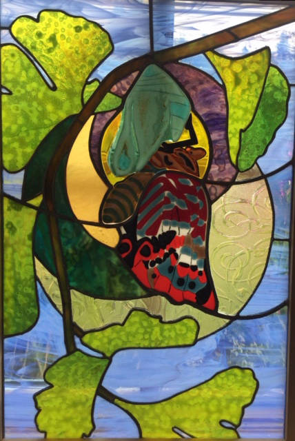 Glass work by Kit Beebee.