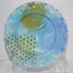 Fused glass work by Tanya Norvell.