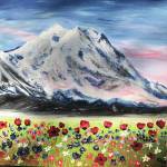 A landscape painting by Christina Wilson.