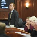 Michael Penn / Juneau Empire                                Rep. David Eastman, R-Wasilla, objects on a vote to rescind a previous vote on the budget during a House session at the Capitol on Monday, July 29, 2019.