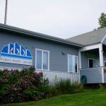 The KBBI Public Radio office and studio is on Kachemak Way, as seen in this photo taken July 2m 2019, in Homer, Alaska. (Photo by Michael Armstrong/Homer News)