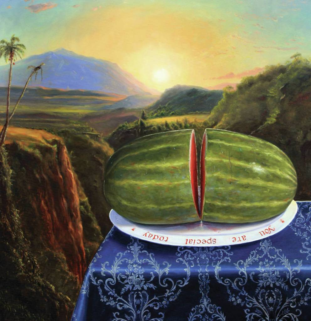 An image from artist David Pettibones talk for a PechaKucha 20x20 presentation on July 25, 2019, at The Shop in Kachemak City, Alaska. (Photo provided)