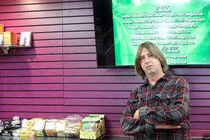 AP Photo/Mark Thiessen                                 Alaska marijuana grower Dane Wyrick poses for photos at his Danish Gardens cultivation and retail location in Anchorage, Alaska, Monday, Aug. 26, 2019. Wyrick said the future of his business is hazy, in part because of the tax the state of Alaska places on cultivators, which bear the burden of the taxation in the market.