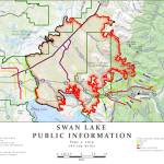 A map of the Swan Lake Fire as of Sept. 3, 2019. (Courtesy Great Basin Incident Management Team)