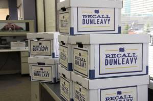 Group submits signatures in early phase of recall effort