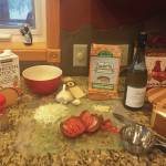 Tomato Risotto takes time to make, but the preparation can be therapeutic. The ingredients include fresh tomatoes grown in a Homer high tunnel, as seen here in Teri Robls kitchen in this photo taken on Sept. 17, 2019, in Homer, Alaska. (Photo by Teri Robl)