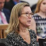 In this file photo from Jan. 29, Office of Management and Budget Director Donna Arduin presents the governors supplemental budget to the Senate Finance Committee at the Capitol. (Michael Penn | Juneau Empire File)