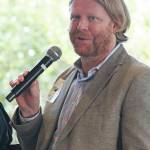Joey Evensen, a candidate running for Homer City Council, speaks during a candidate forum Wednesday, Sept. 25, 2019 at the Homer Public Library in Homer, Alaska. (Photo by Megan Pacer/Homer News)