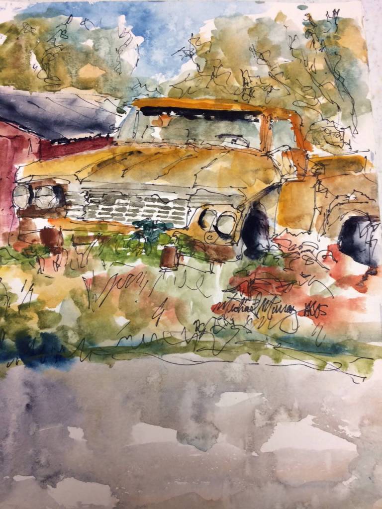 A painting by Michael Murray in the Second Annual En Plein Air show opening Friday, Oct. 4, 2019, at Ptarmigan Arts in Homer, Alaska. (Photo provided)