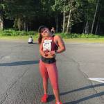 Lauren Kuhns at the 2019 Anchorage Mayors Marathon, held last June in Anchorage, Alaska. (Photo provided)